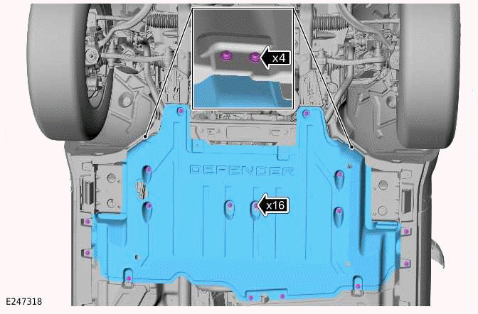 MHEV Pass Through Assembly To Front Junction Box Cables